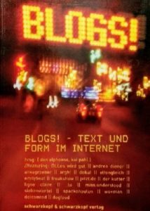 Cover des im Text benannten Buches "Blogs!)